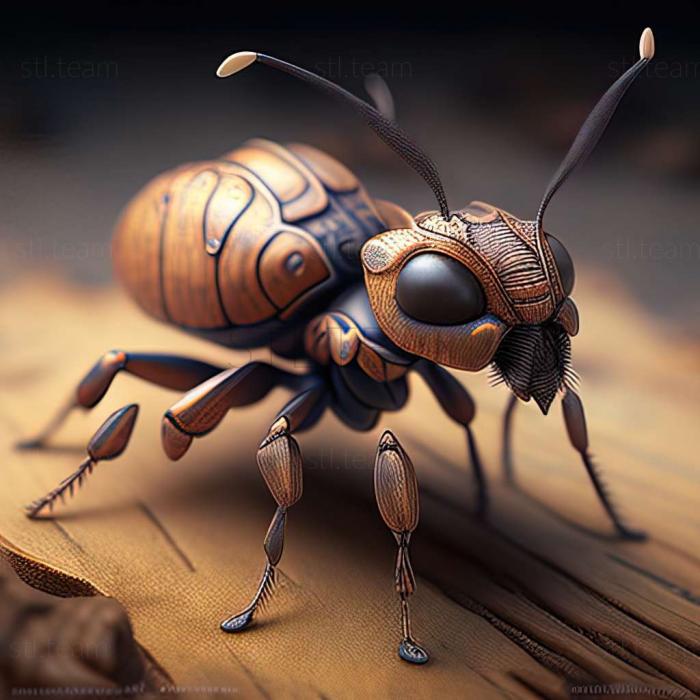 3D модель Pheidole davidsonae (STL)